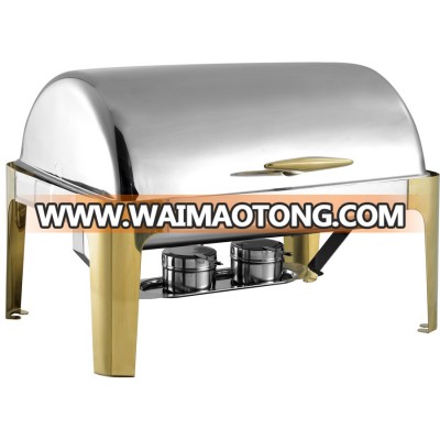 Factory direct Professional cheap promotional Deluxe Roll Top Chafing Dish